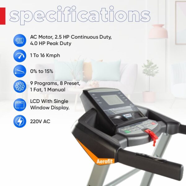 AF 430 MOTORIZED TREADMILL - Image 3